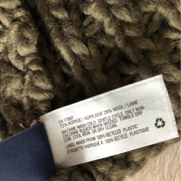 Gap Wool Blend Chunky Knit Snood in Brown - Picture 6 of 8